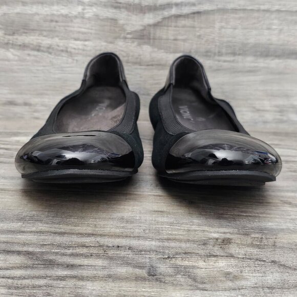 Vionic Women's Spark Tiegan Ballet Flats 359 Black Slip On Shoe - Picture 5 of 11